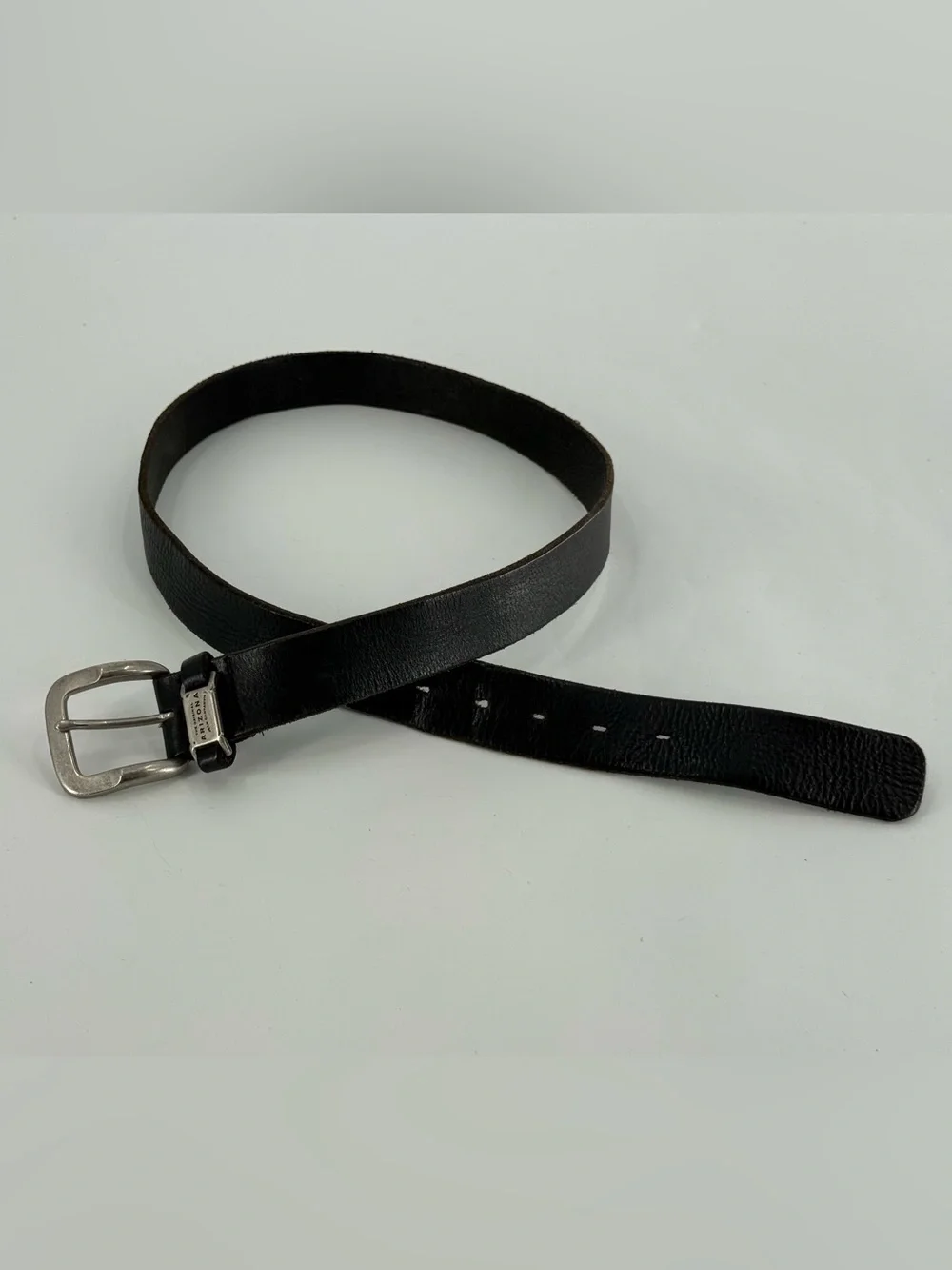 Arizona‎ Vintage Black Leather Belt 36